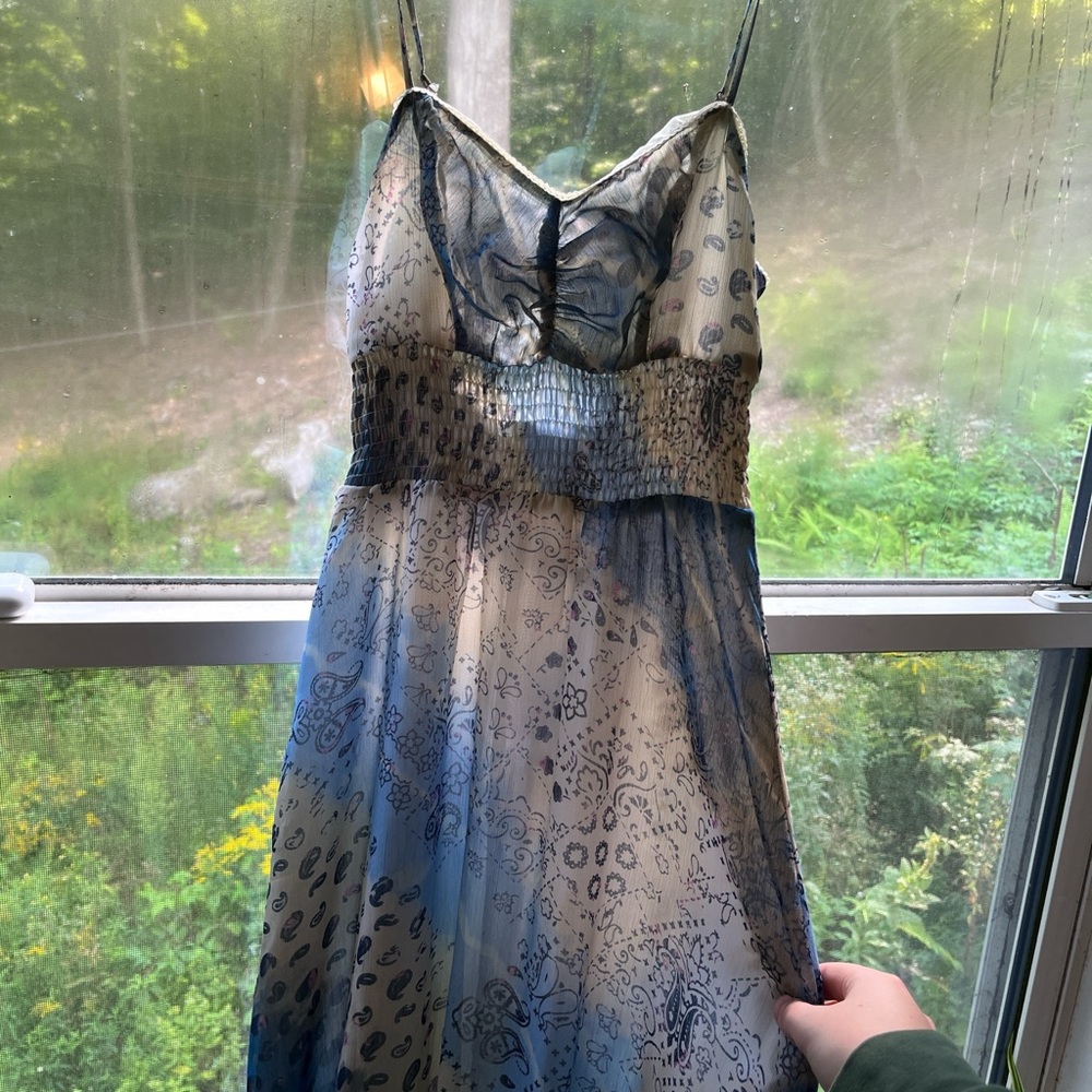 Princess Vera Wang Blue and White Dress
